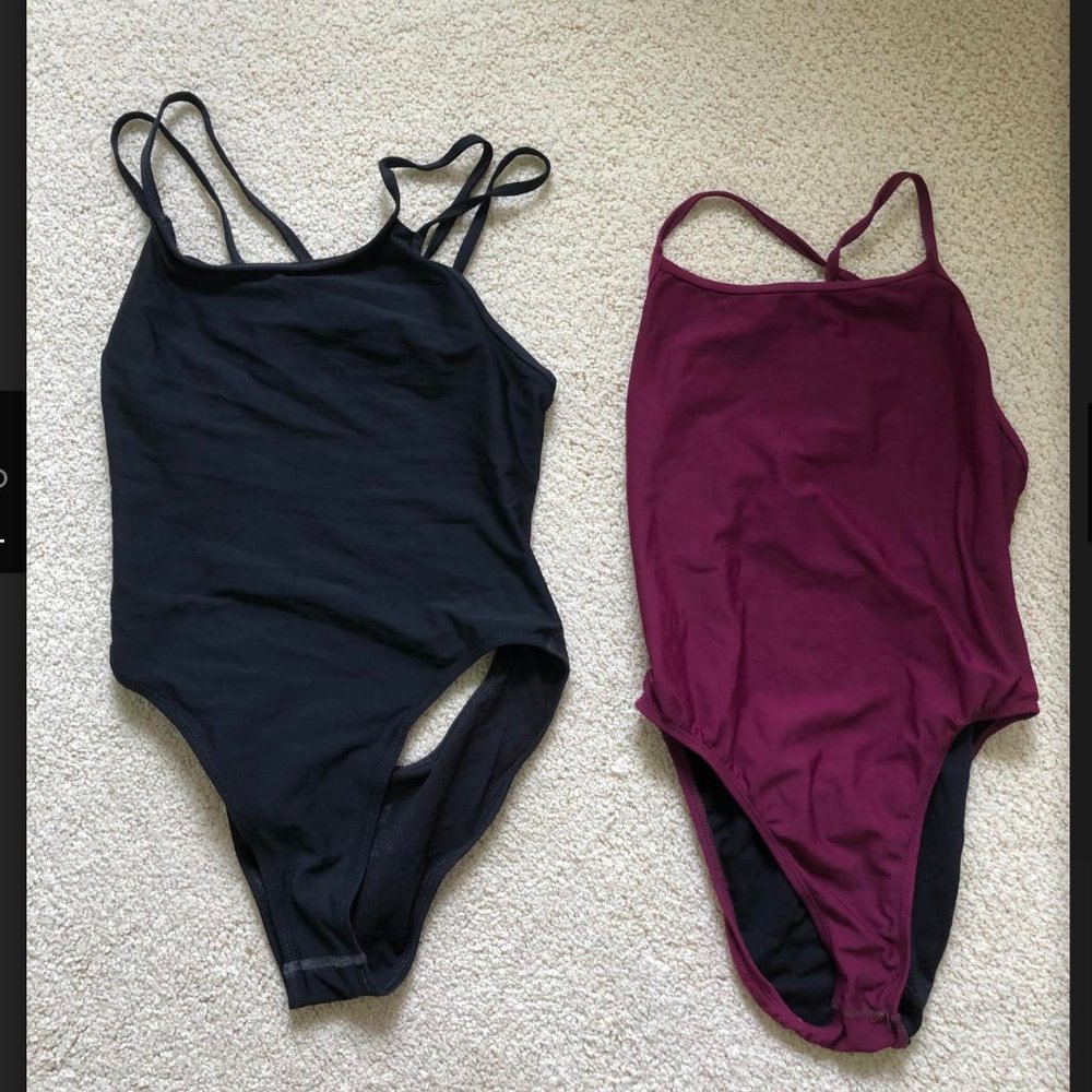 2 Solid color Jolyn Swim Suits